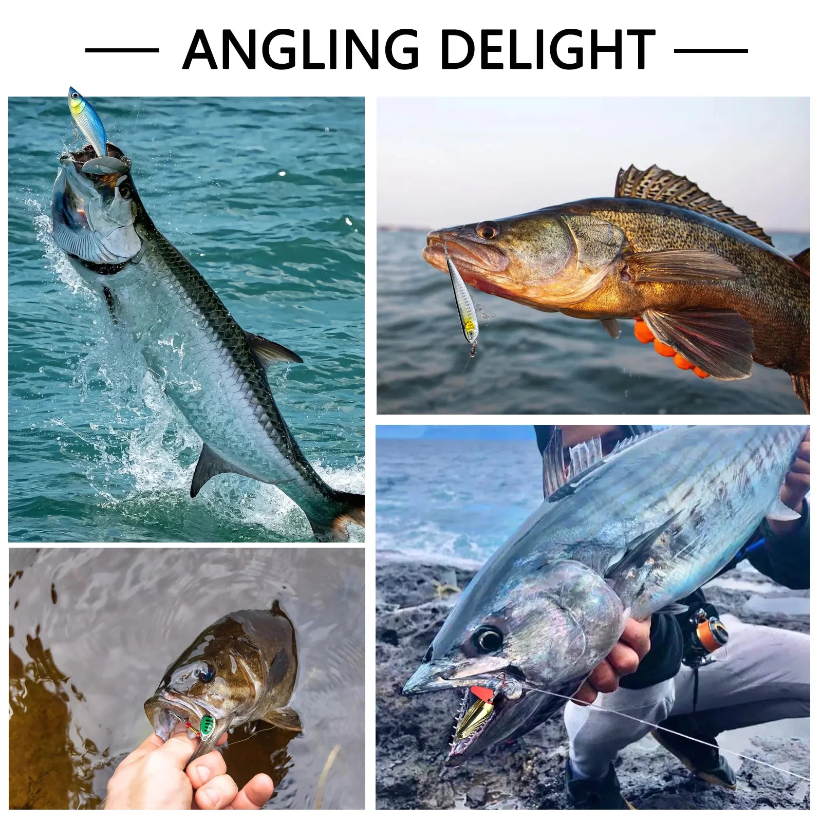 Fishing 83/133/193/239/409pcs Fishing Lure Kit For Trout/Pike/Bass - Dude Essentials