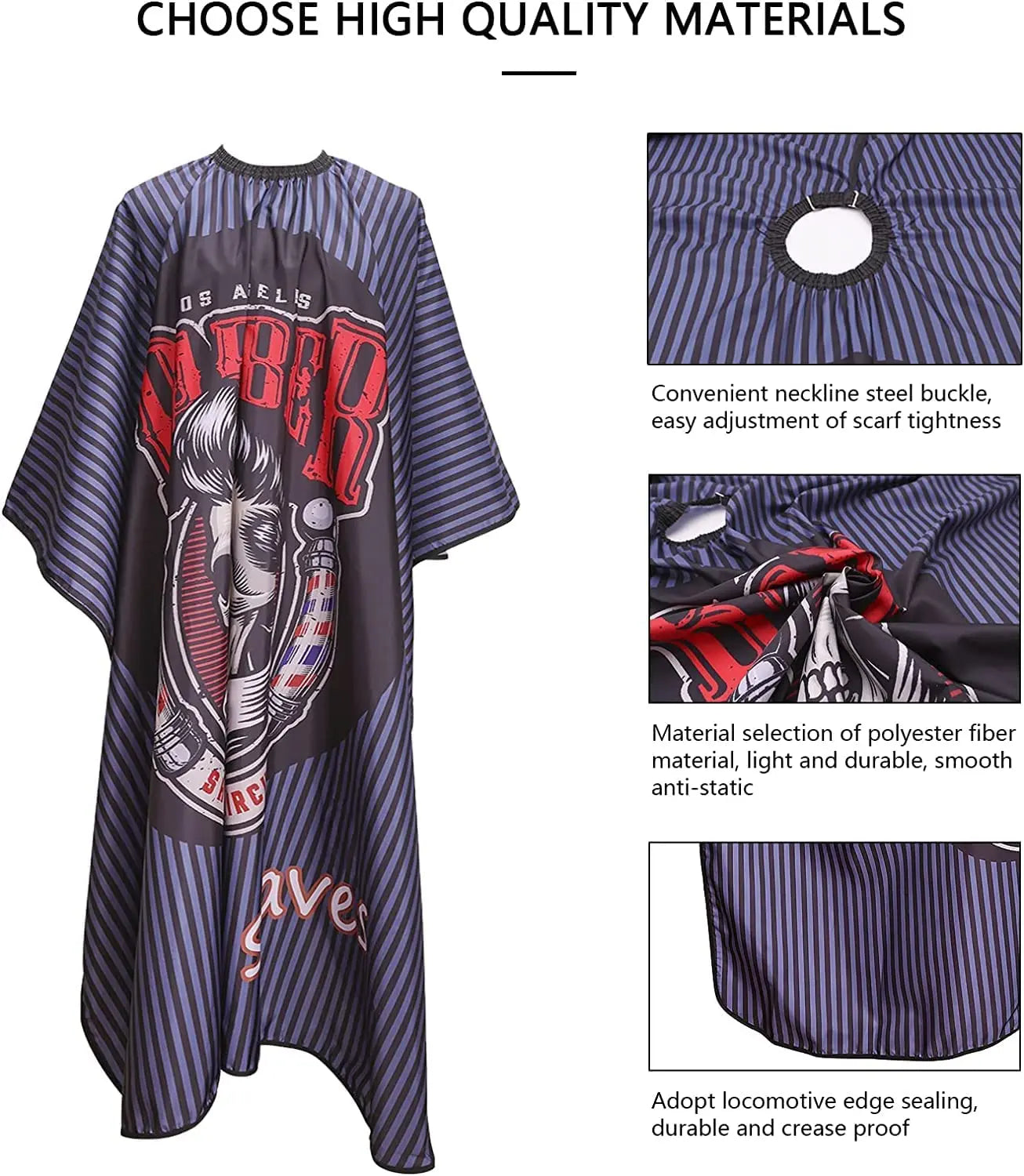 Hairdressing Cape for Hairstylist New Pattern Barber Capes - Dude Essentials