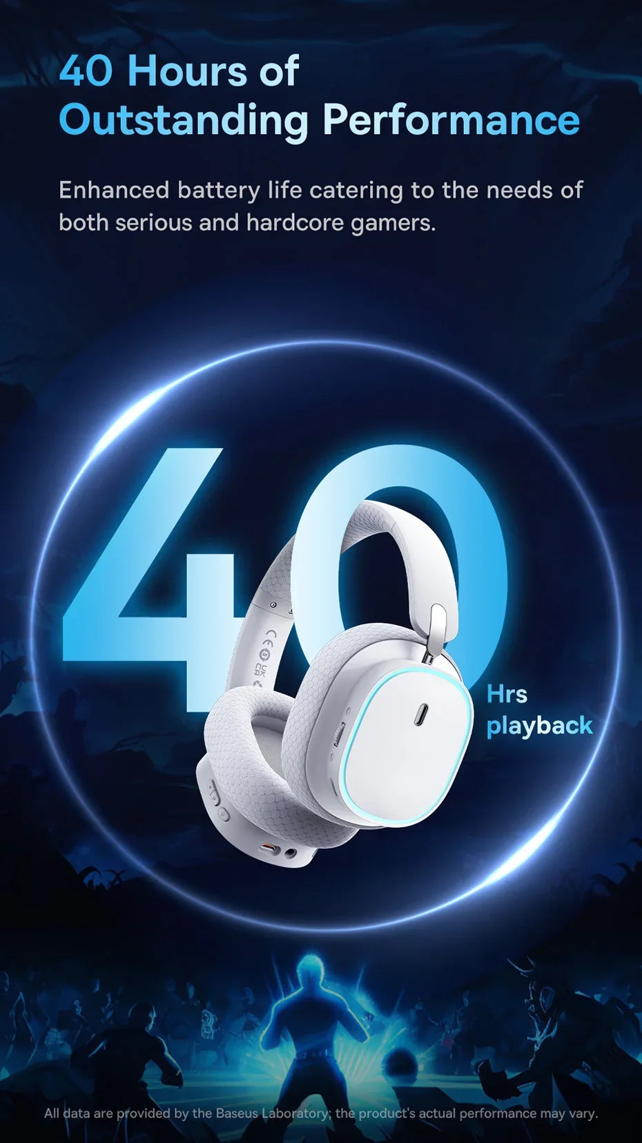 GH02 Wireless Gaming Headsets with Mic Headphones Bluetooth 5.3