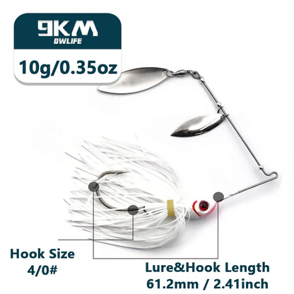 Jig Fishing Lures Bass Lure Freshwater Swim Baits for Bass Fishing Lure - Dude Essentials