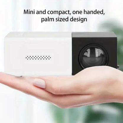 Mini projector LED portátil YG300 HDMI, USB, TF audio
