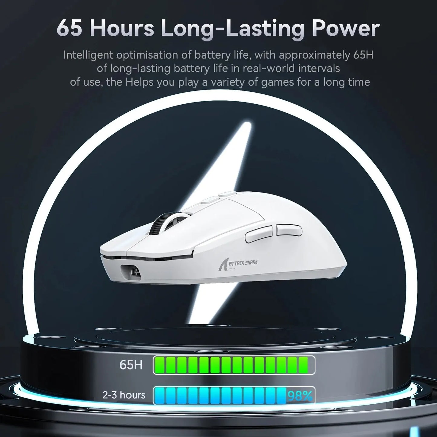 X6 Lightweight Wireless Gaming Mouse with 3 Mode Wired 2.4G - Dude Essentials