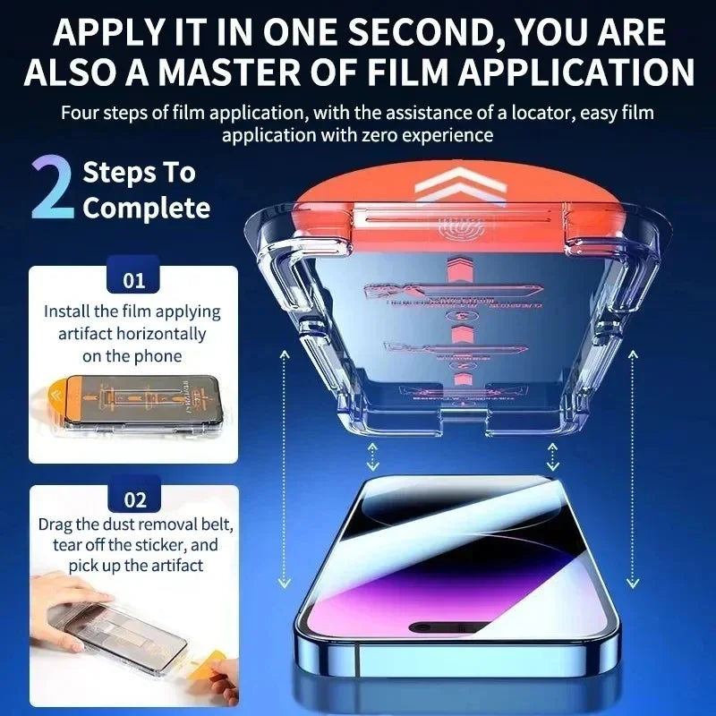2Pcs Privacy Tempered Glass Screen Protector - Dude Essentials