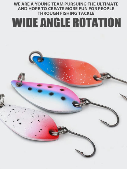 2.5g/3.5g/5g Fishing Kit Jig Spoon Lure Bait Set - Dude Essentials