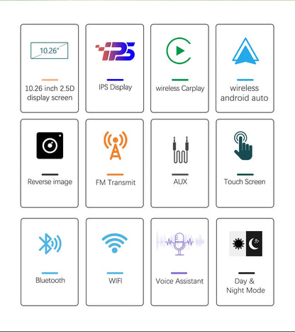 Universal Portable Carplay for Car Screen, Wireless Carplay Screen - Dude Essentials
