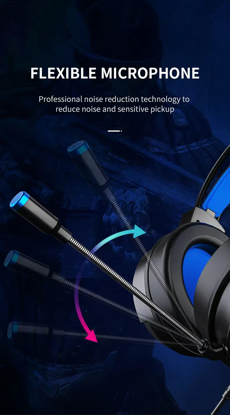 G58 gaming headset gaming wired 7.1 channel