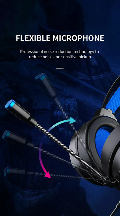 G58 gaming headset gaming wired 7.1 channel