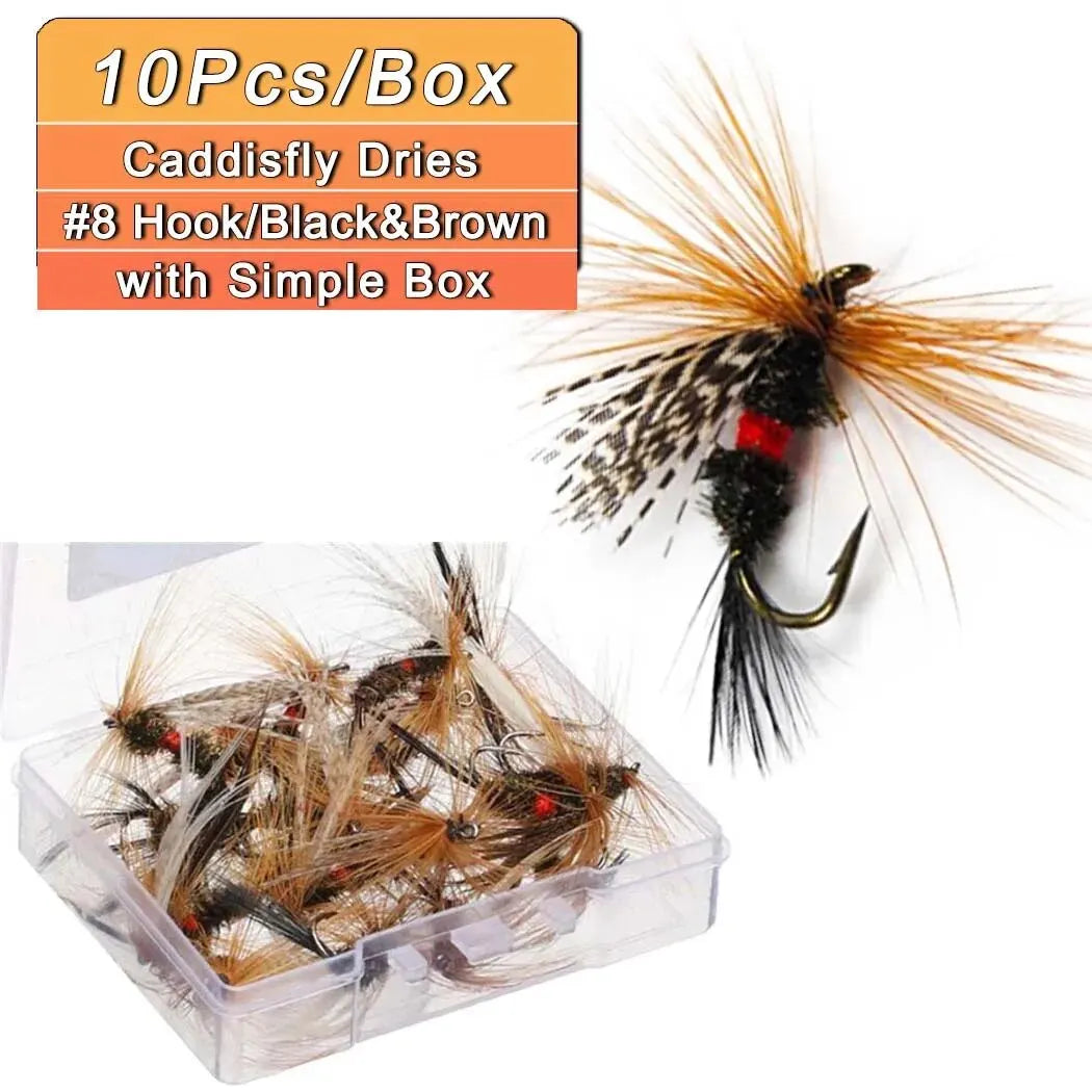 5/10/20Pcs Insects Flies Fly Fishing Lures Dragonfly Topwater Bait - Dude Essentials