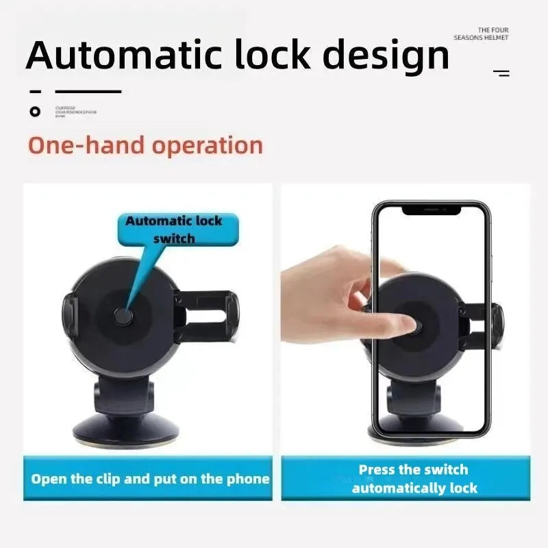 Universal Mobile Car Phone Holder for Phone In Car Holder Windshield Cell - Dude Essentials