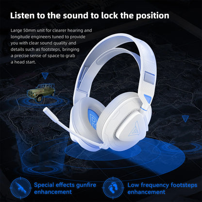 Wired Gaming Headset Adjustable Headband 2.4G Wireless Gaming Headset - Dude Essentials
