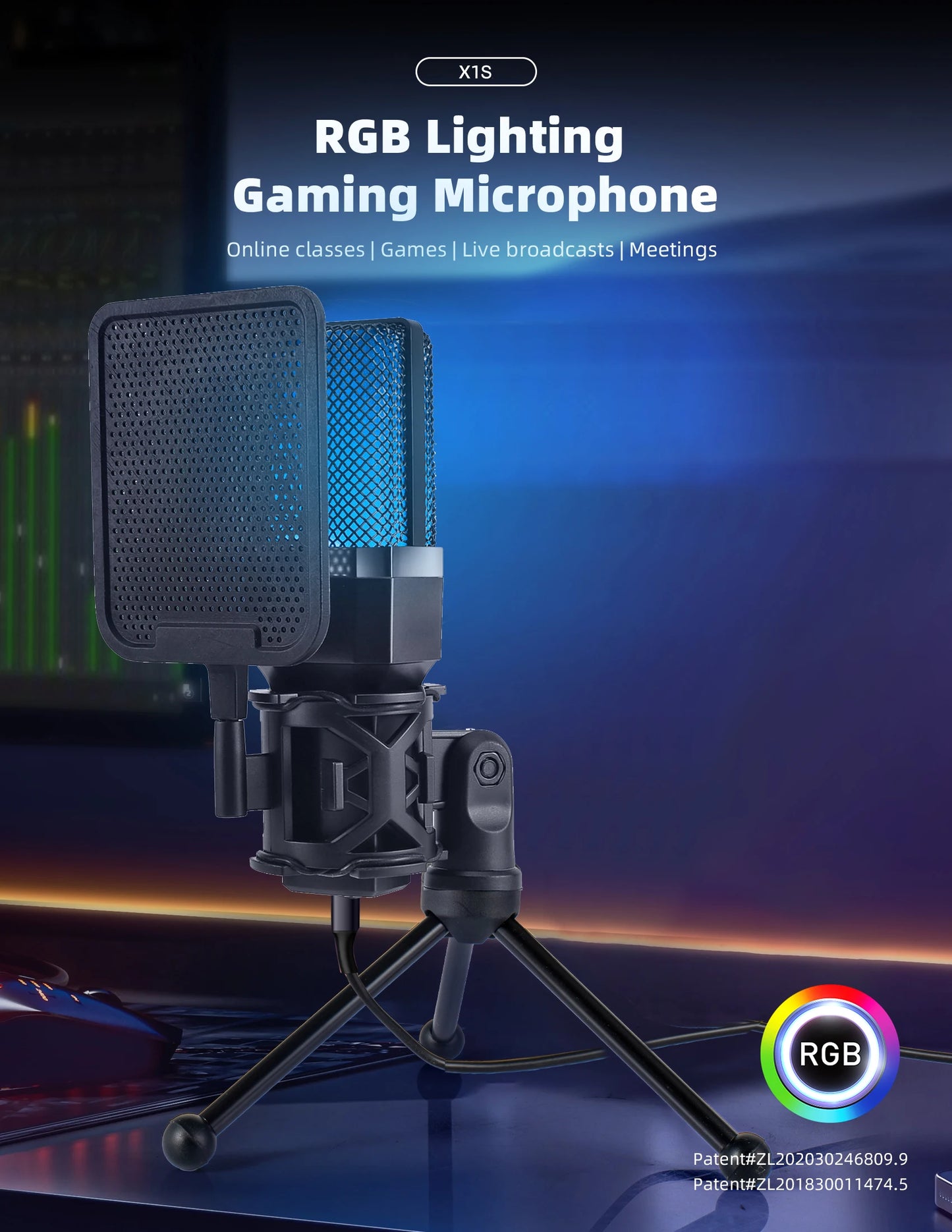 Gaming Microphone Professional Condenser Mic PC Laptop Computer - Dude Essentials
