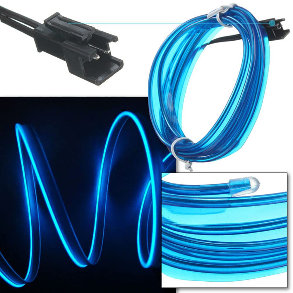 5M Car Interior Led Strip Light Neon EL Wiring Decorative Lamp - Dude Essentials