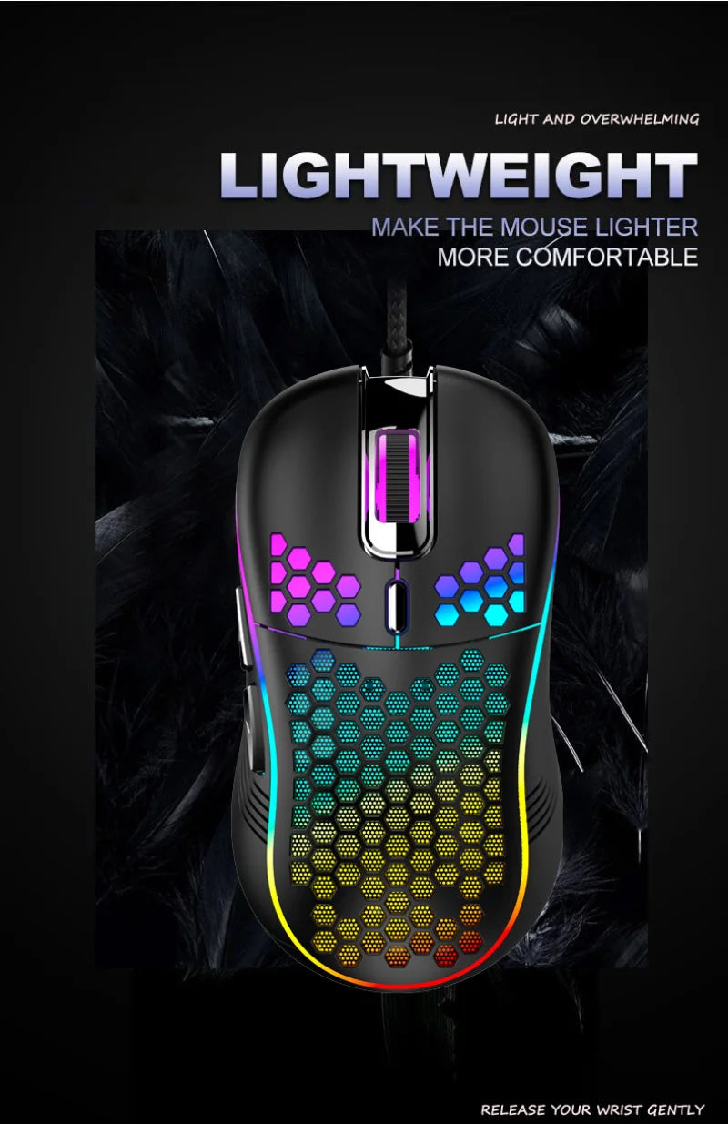 Xiaomi 2.4G Wireless Gaming Mouse Portable Wired Mouse RGB Lighting - Dude Essentials