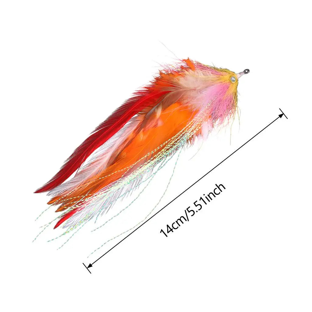 6" Fly Fishing Saltwater Flies Streamer Steelhead Salmon Striper Musky Pike - Dude Essentials