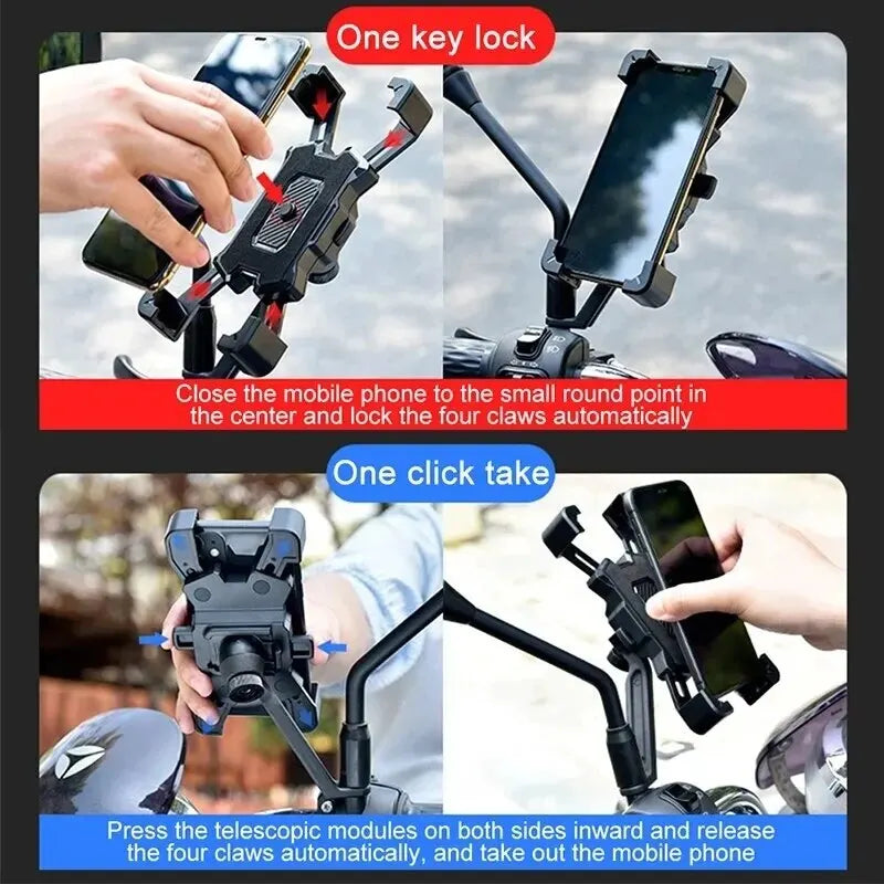 360° Rotatable Electric Bicycle Phone Holder - Dude Essentials