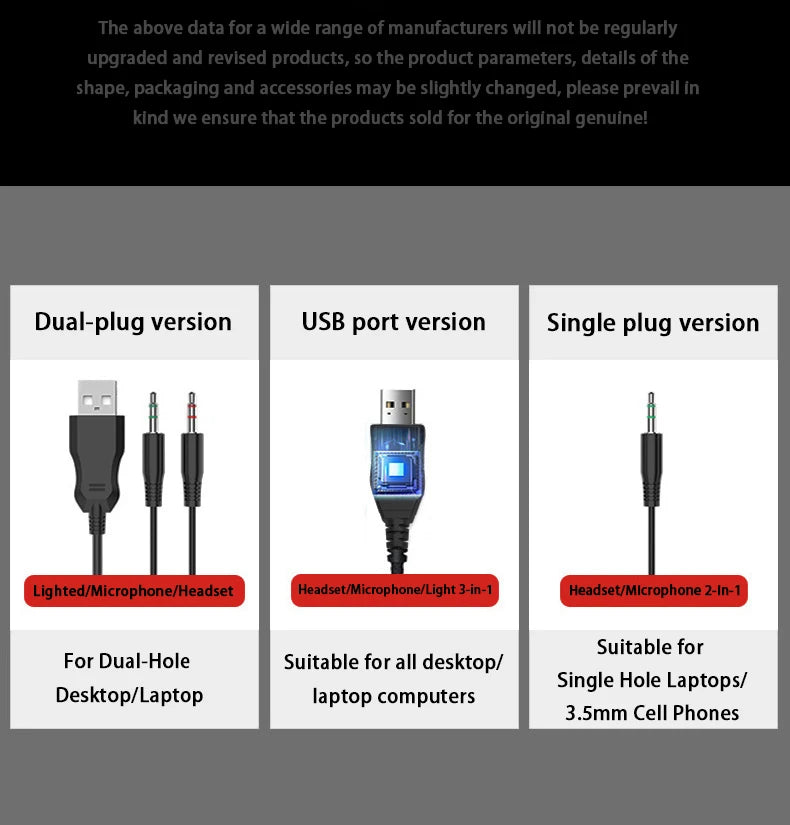 Gaming headset headset computer wired headset - Dude Essentials