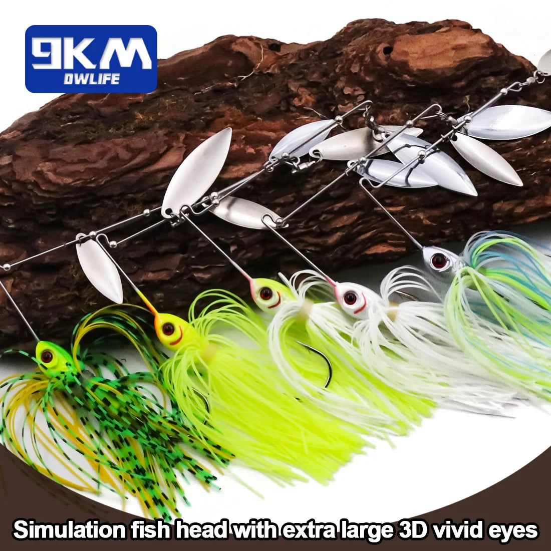 Jig Fishing Lures Bass Lure Freshwater Swim Baits for Bass Fishing Lure - Dude Essentials