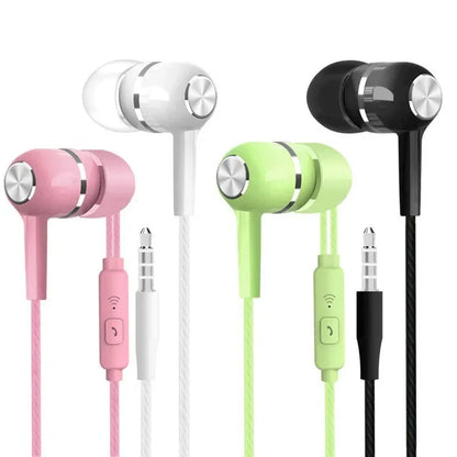 3.5mm Wired Earphone In Ear Headset HIFI Heavy Bass Earbuds - Dude Essentials
