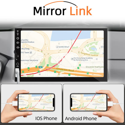 7“ Car Radio 1 Din Carplay Multimedia MP5 Player HD Touch Screen - Dude Essentials