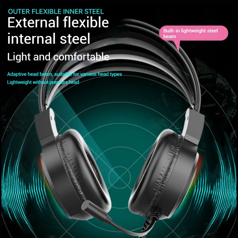 Gaming headset headset computer wired headset - Dude Essentials