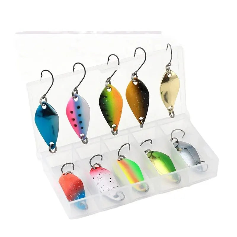 2.5g/3.5g/5g Fishing Kit Jig Spoon Lure Bait Set - Dude Essentials