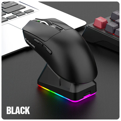 Lightweight Esports Gaming Mouse With Three-mode Wireless Bluetooth Charging - Dude Essentials