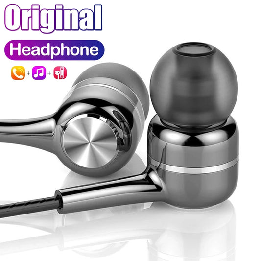 3.5mm Wired Earphone In Ear Headset HIFI Heavy Bass Earbuds - Dude Essentials