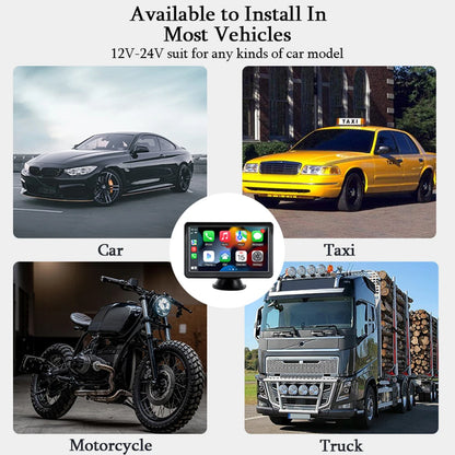 HIPPBQCC CarPlay Android Auto Car Radio Multimedia Video Player 7inch Portable Touch Screen - Dude Essentials