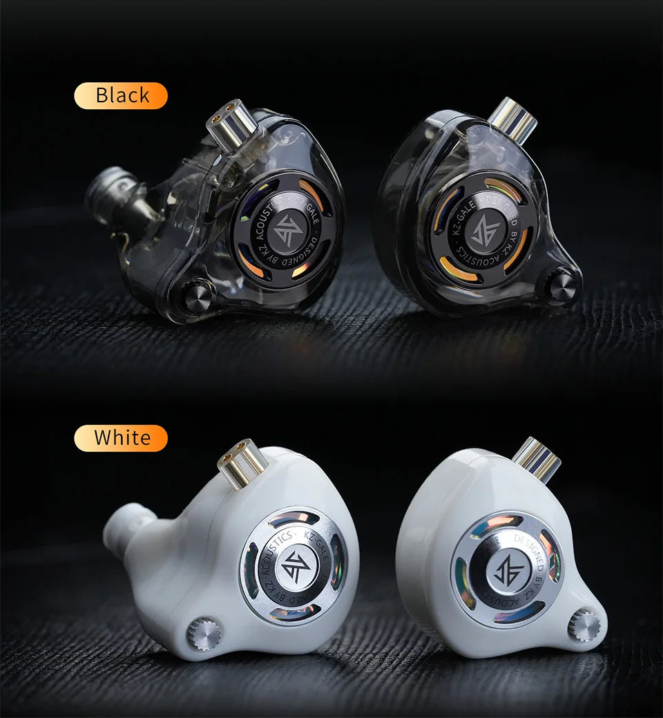 KZ Gale In-Ear Gaming Earphones E-sports Bass Metal Earbuds - Dude Essentials