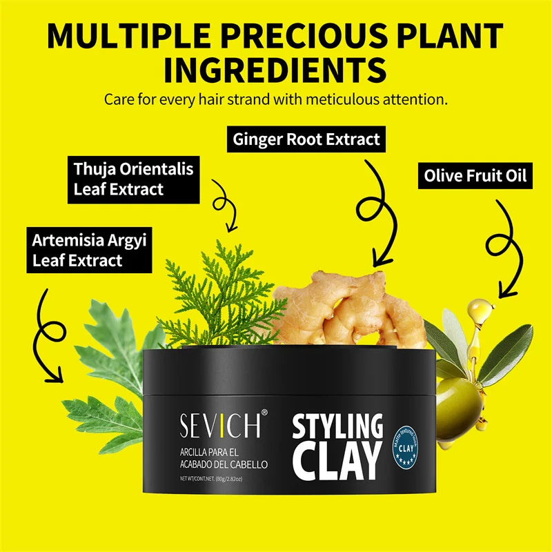 Hair Clay Professional/Men's Styling Wax - Dude Essentials