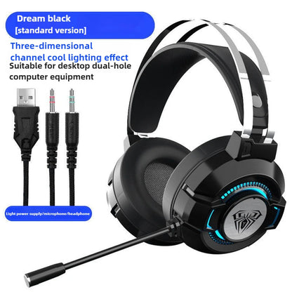 AULA gamer USB Headset 7.1 Channel Wired Headphone