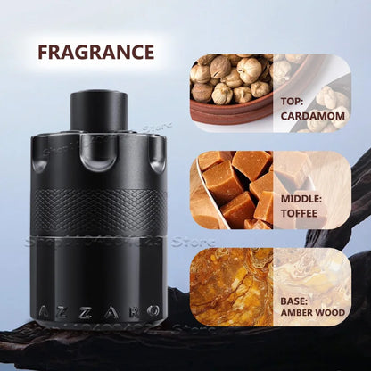 100ml Azzaro The Most Wanted Parfum Intense Men‘s Cologne - Dude Essentials