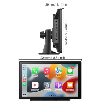 9 inch Car Radio Multimedia Video Player CarPlay Android Auto IPS Touch Screen AUX Input - Dude Essentials