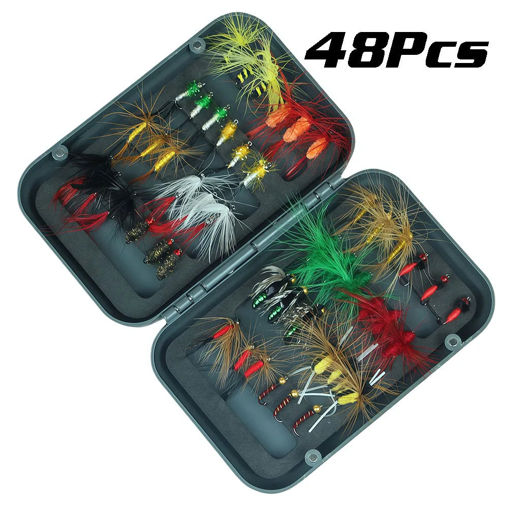 SantaKing Fly Fishing Lure Flies For Fly Bass Trout Pike Freshwater Fishing - Dude Essentials