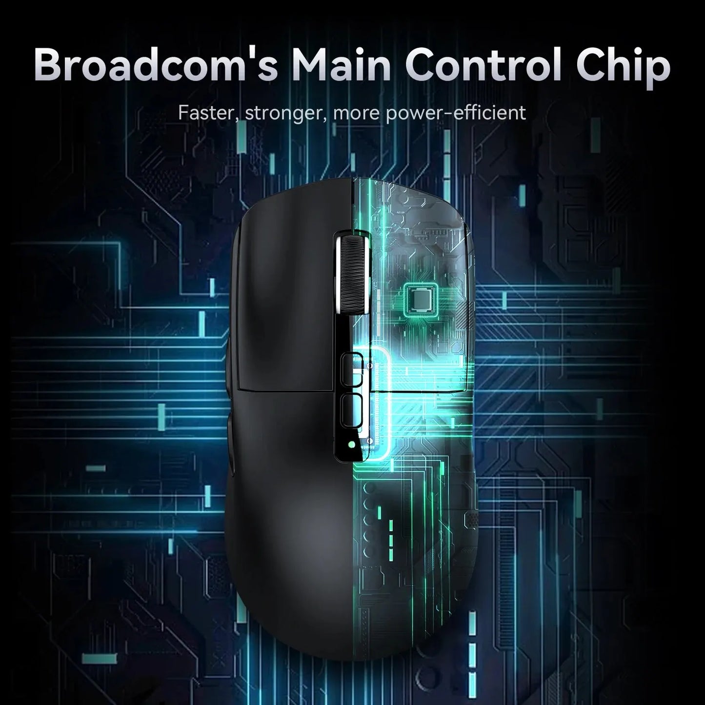 X6 Lightweight Wireless Gaming Mouse with 3 Mode Wired 2.4G - Dude Essentials