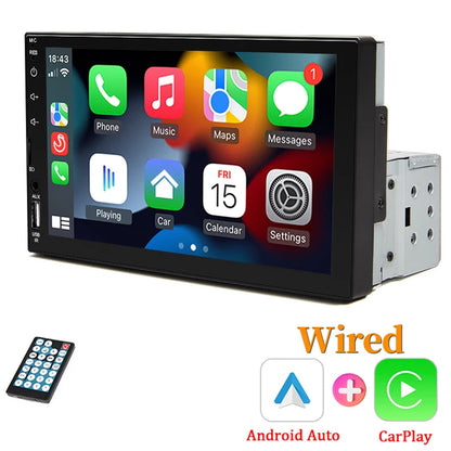 7“ Car Radio 1 Din Carplay Multimedia MP5 Player HD Touch Screen - Dude Essentials