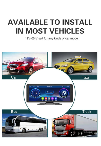 Universal Portable Carplay for Car Screen, Wireless Carplay Screen - Dude Essentials