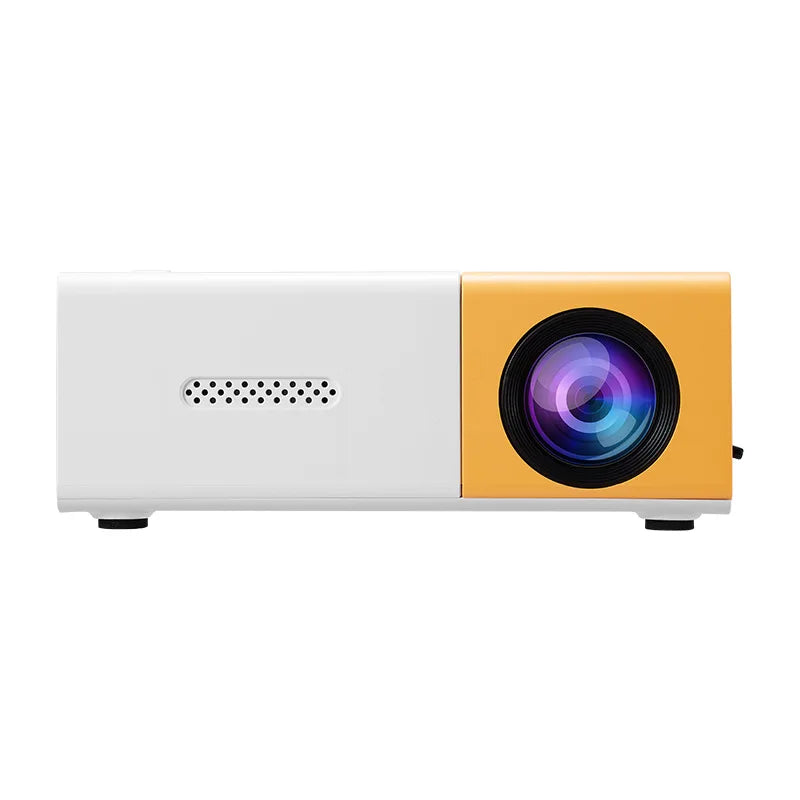 Portable Mini Projector with Full HD 1080P Support (Includes Remote Control)
