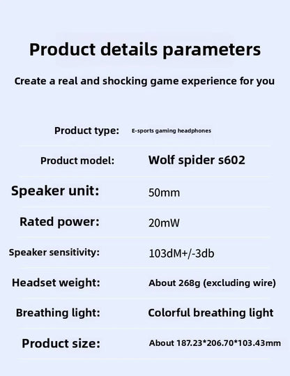 AULA gamer USB Headset 7.1 Channel Wired Headphone