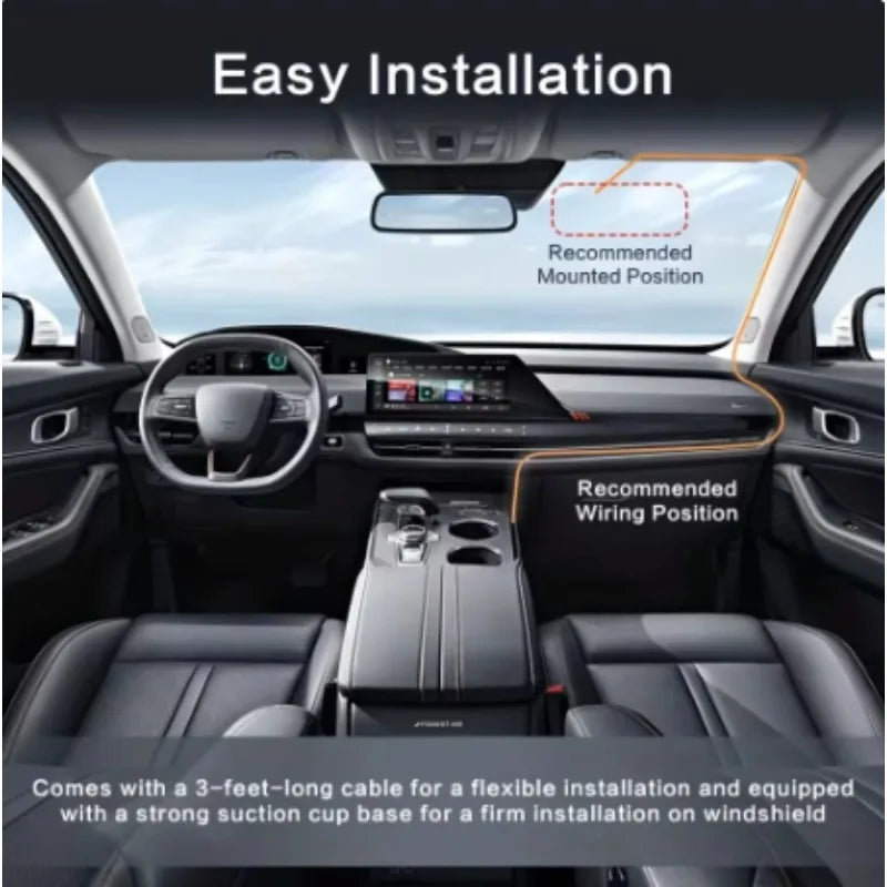 Dash cam |Vehical Camera |1080P FHD & 170-degree wide-angle lens - Dude Essentials