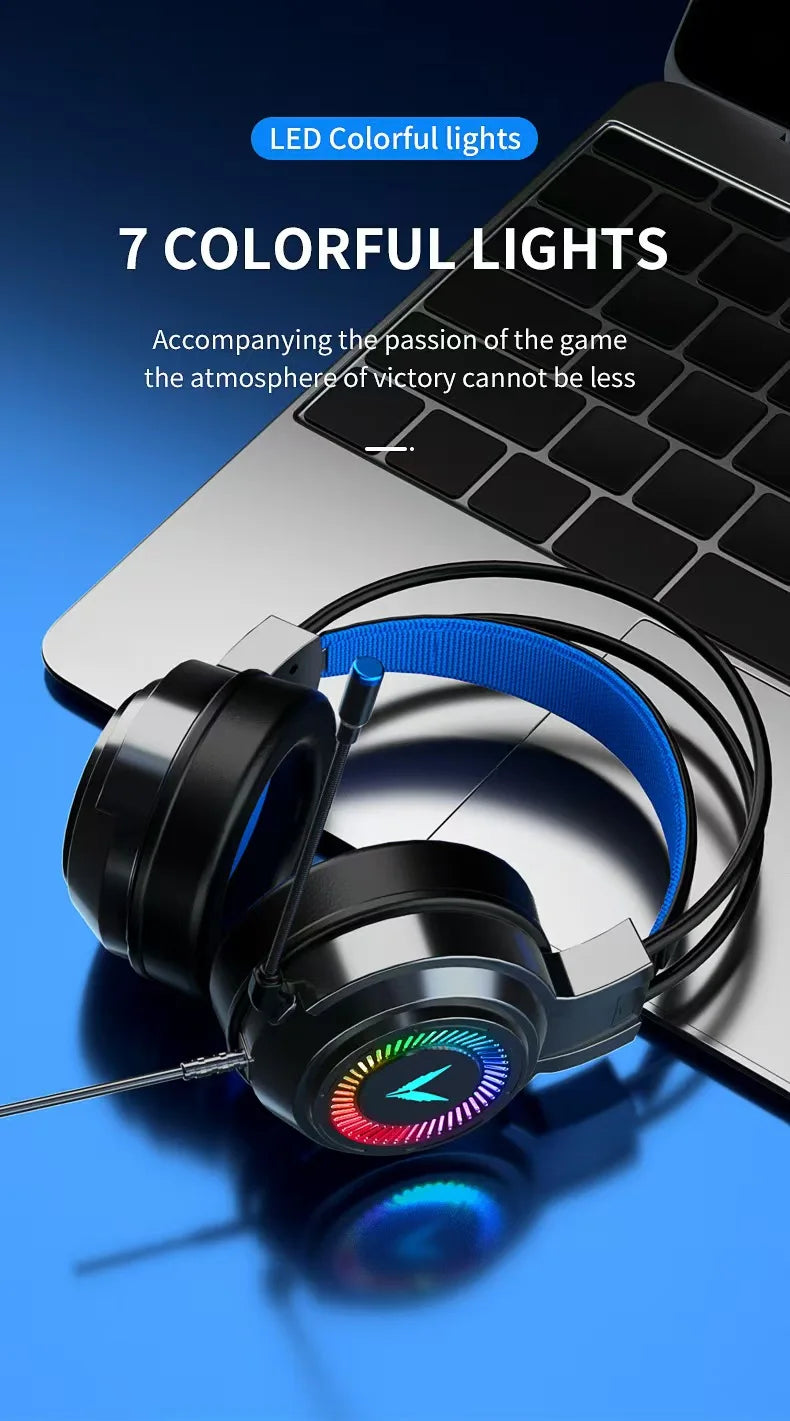 G58 gaming headset gaming wired 7.1 channel