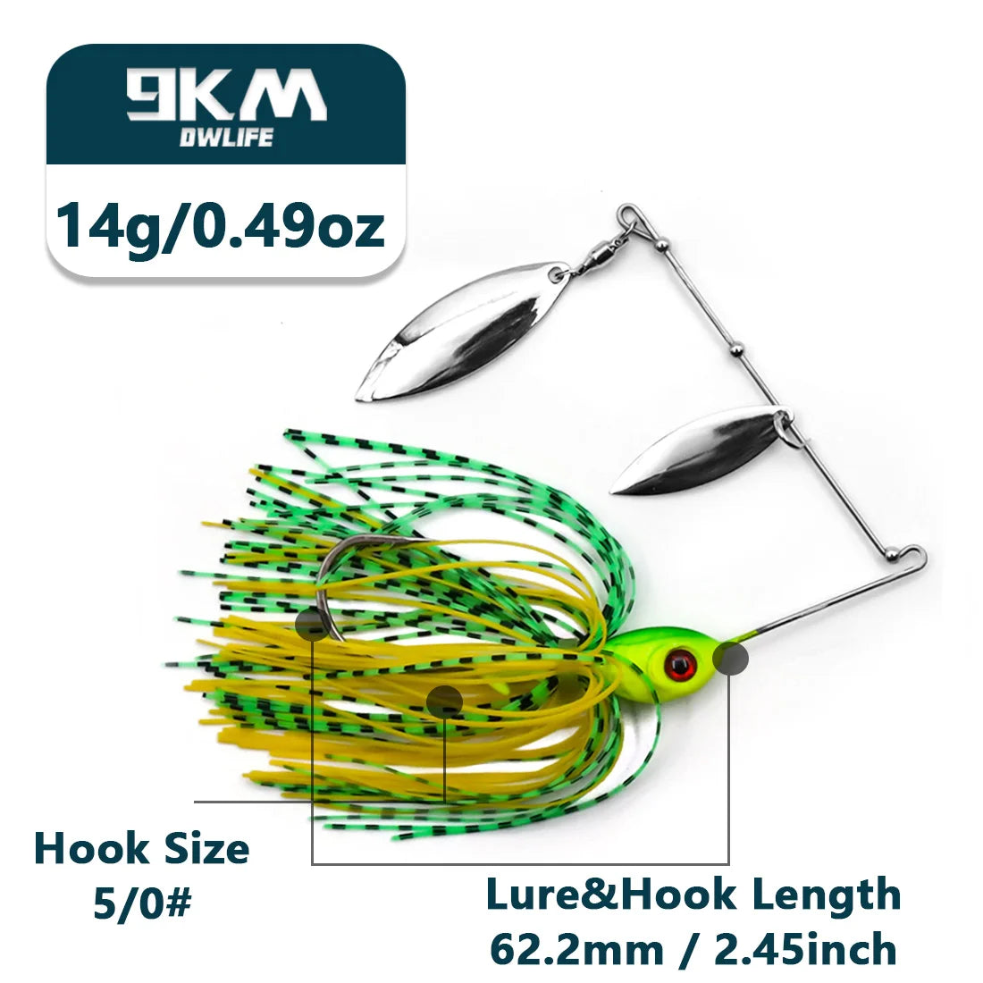 Jig Fishing Lures Bass Lure Freshwater Swim Baits for Bass Fishing Lure - Dude Essentials