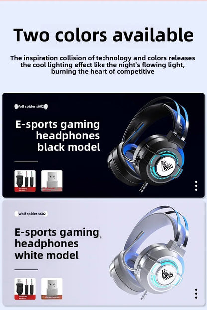 AULA gamer USB Headset 7.1 Channel Wired Headphone