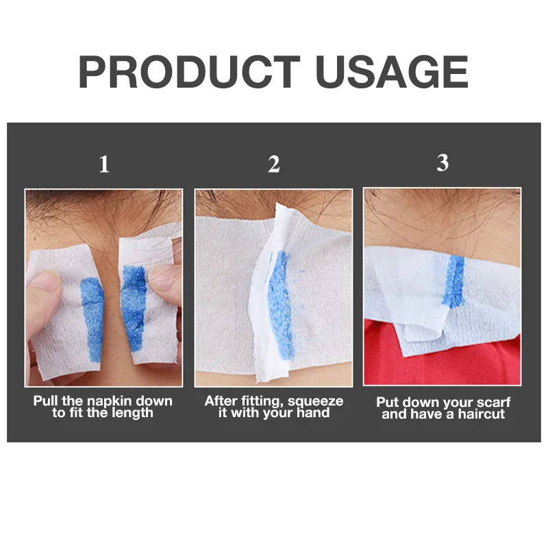 1 Roll/Pack Disposable Hair Cutting Accessory Neck Paper - Dude Essentials