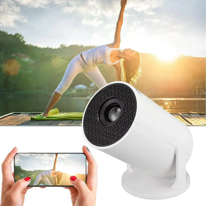 Mini 4K Portable Projector | 270° Rotatable Wi-Fi/Bluetooth | Wireless HDMI
