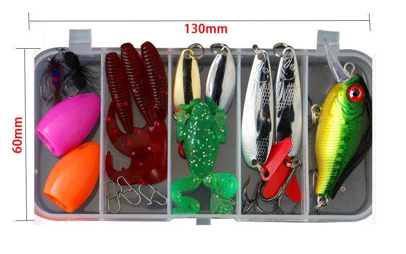 Kit Fishing Lures Set/Tackle Accessories - Dude Essentials