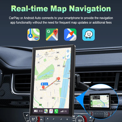 7 inch Portable Multimedia Player Carplay AI Screen IPS Touch Screen GPS Navigation Bluetooth Support - Dude Essentials