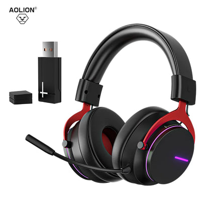 5.8G Wireless Dynamic RGB Gaming Headset 7.1 Surround Sound HD Mic - Dude Essentials