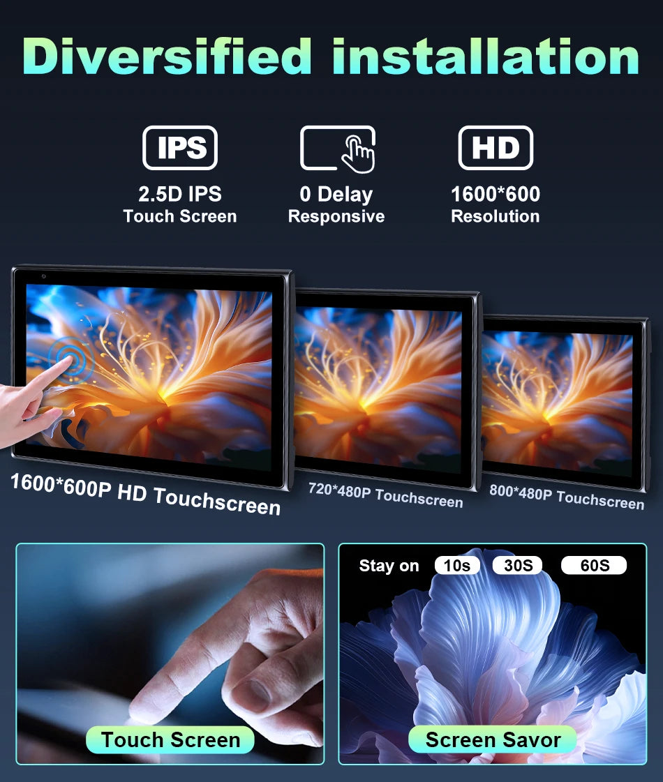7 inch Portable Multimedia Player Carplay AI Screen IPS Touch Screen GPS Navigation Bluetooth Support - Dude Essentials