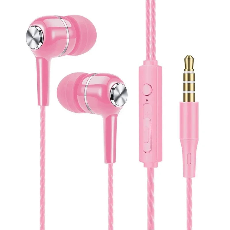 3.5mm Wired Earphone In Ear Headset HIFI Heavy Bass Earbuds - Dude Essentials